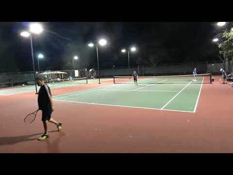 Houston North Suburban Tennis League. Double Thanh+Tuan+Jery vs Matt + Enrique.