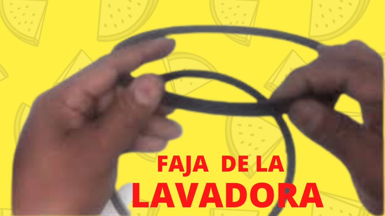 CÓMO CAMBIAR O COLOCAR LA FAJA O CORREA DE UNA LAVADORA.