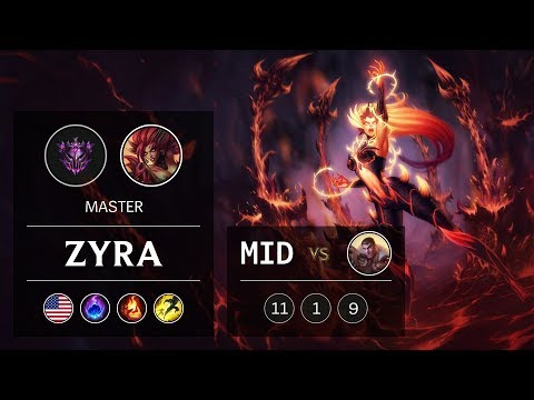 Zyra Mid vs Jayce - NA Master Patch 9.5