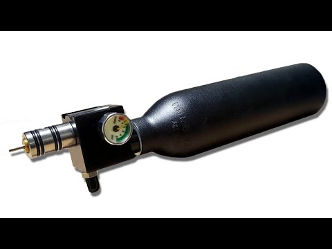 PCP Z Valve 0.3L 4500 PSI Aluminium Tank for DIY PCP Link in Description