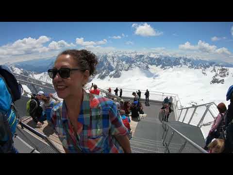Zugspitze, mit Zahnradbahn und Seilbahn - Juni 2019