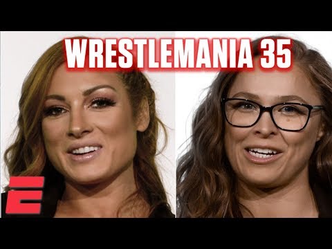 Ronda Rousey, Becky Lynch and Charlotte Flair on the importance WrestleMania 35's main event