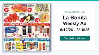 La Bonita Weekly Ad (8/12/26 - 8/18/26) Top Deals