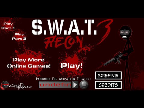 S.W.A.T. 3 - Recon Full Gameplay (Flash Game)