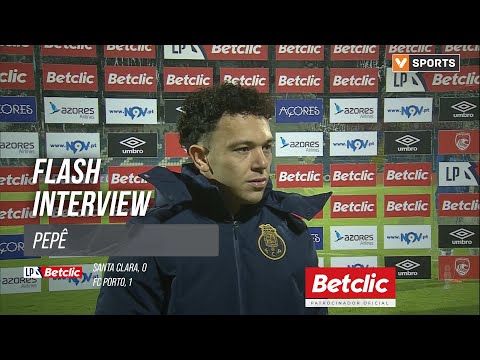 I Liga (#17) | Santa Clara 0-1 FC Porto: Flash Interview Pepê