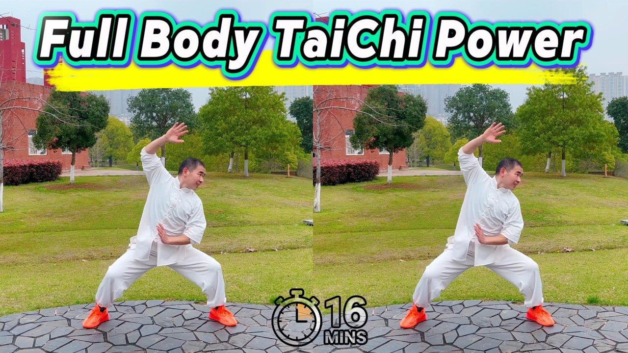 Full Body Stretch & Energy| 16mins Ancient Tai Chi Power!