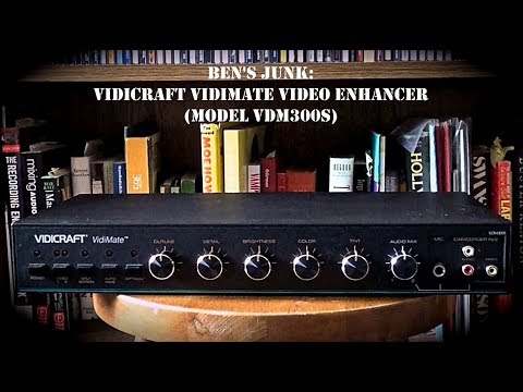 Oddity Archive: Episode 137.5 – Ben’s Junk: Vidicraft Vidimate Video Enhancer (Model VDM300S)