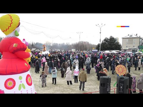 Бердск с размахом отметил Масленицу
