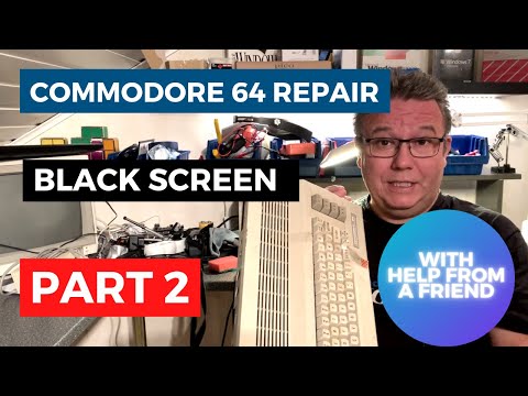 FIXED! Commodore 64 black screen repair part 2