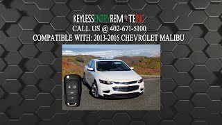 How To Replace A 2013- 2016 Chevy Malibu Key Fob Battery