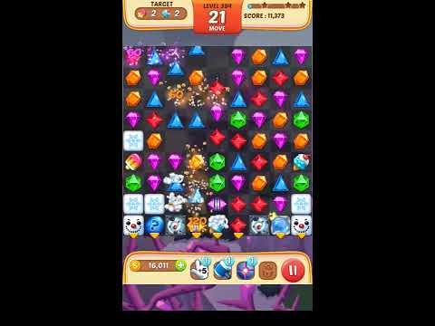 Jewel Match King Level 384 - Walkthrough ( No Booster )