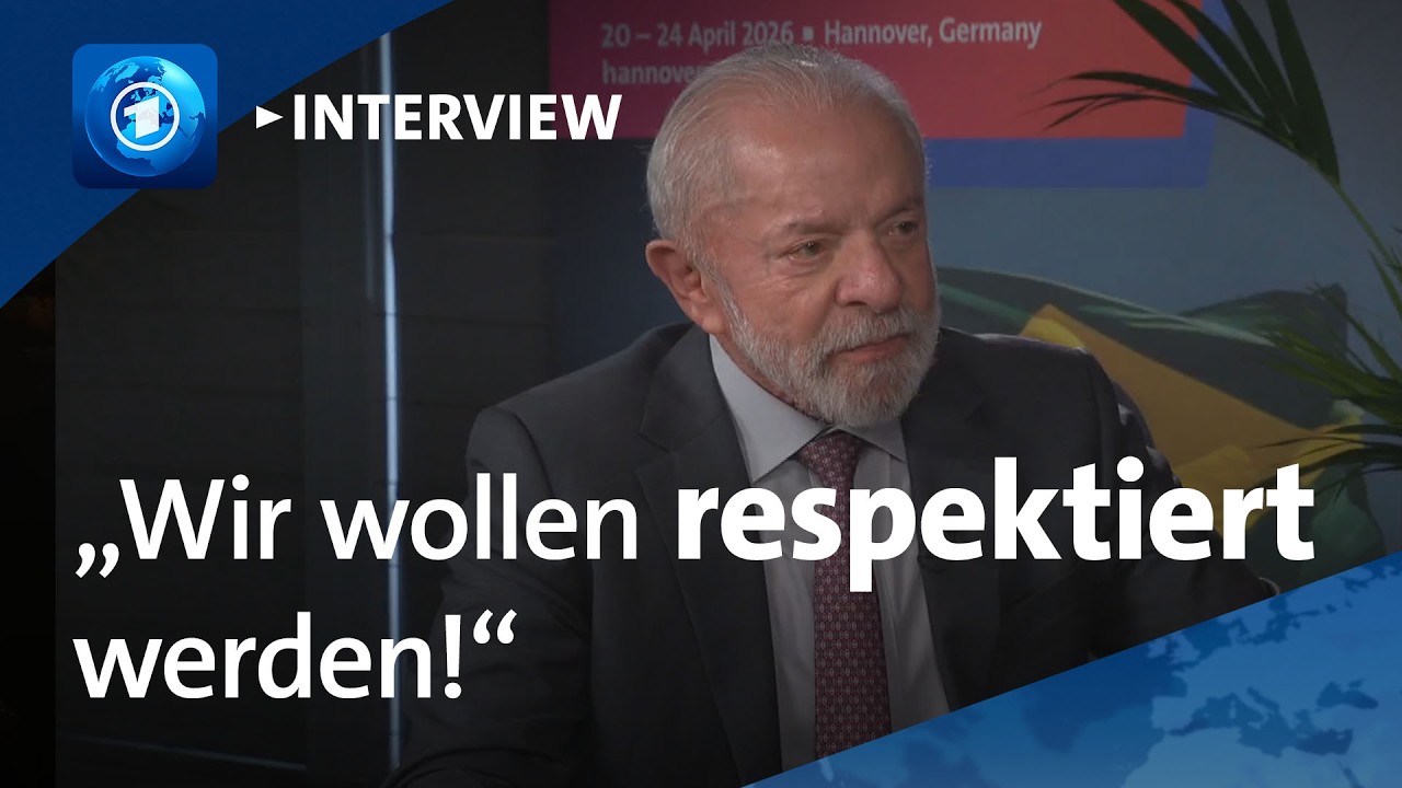 Präsident Lula: Deutschland ist für Brasilien ein privilegierter Partner | tagesthemen-Interview
