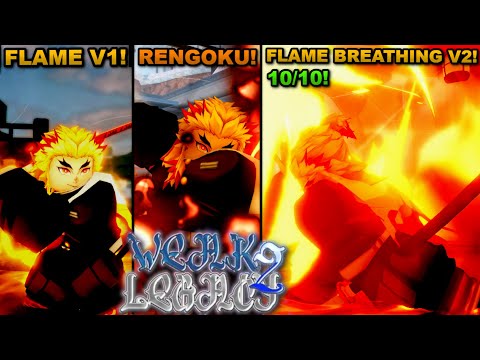Becoming Rengoku (Flame Breathing V2) In Roblox Weak Legacy 2... Here's What Happened!