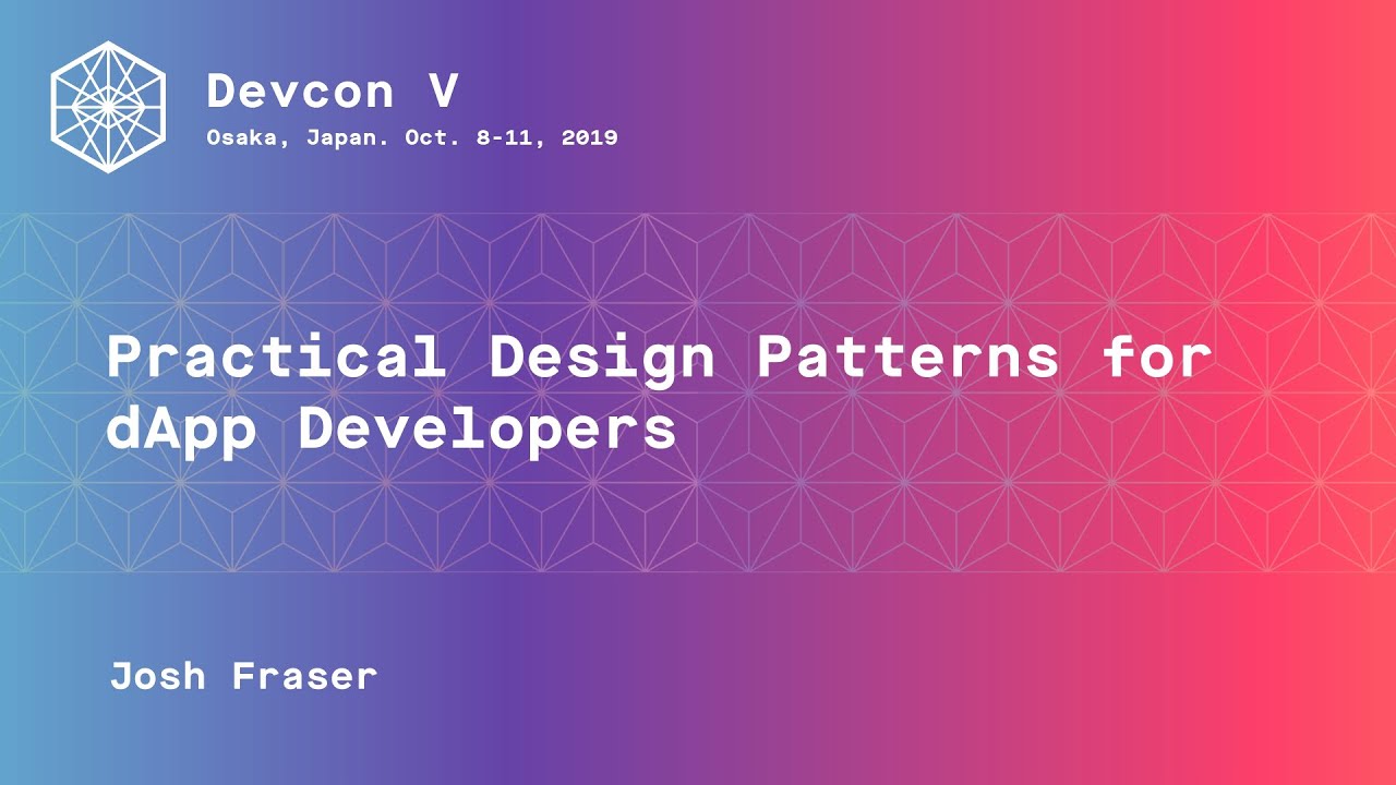 Practical design patterns for DApp developers preview