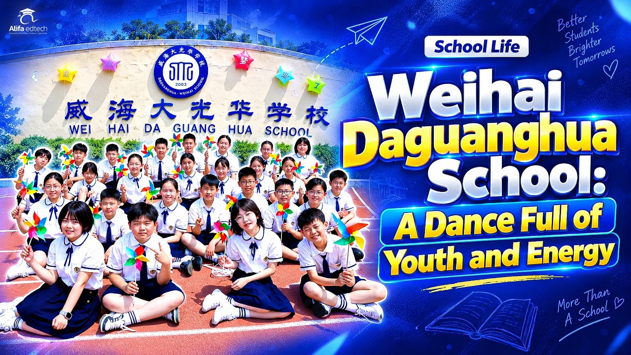 Weihai Daguanghua School: A Beautiful Moment on Campus — campus scenes and student life