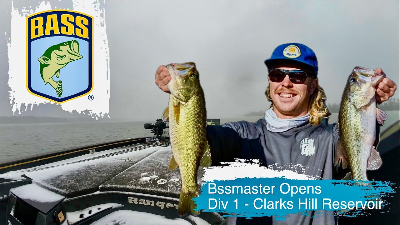 Fishing in a Snow Storm! Bassmaster Open Div 1 - Clarks Hill 2025
