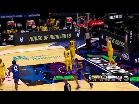 Damian Lillard hits game winner for team LeBron to win 2021 nba all star game