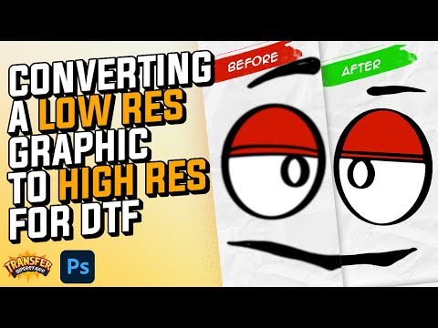 Revolutionize Your Prints: Convert Low Res to High Res for DTF!