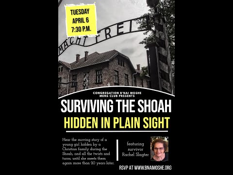 Surviving the Shoah:  "Hidden in Plain Sight"  with Chelly Slagter