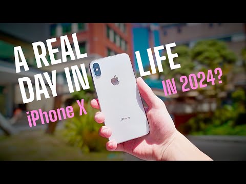 Is the iPhone X USABLE in 2024? - A Real Day In Life
