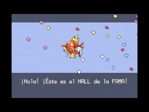 Pokemon RedFire solo Magikarp vs Elite Four (Without save/load)