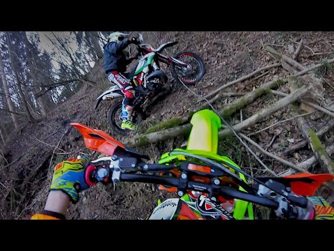 Extreme Hardenduro with Crazy Moments xD Enduro-Motocross 🔰 Dirtbike FreaX
