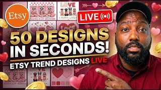 🔴 Live Training How I Create Trending AI Products in Bulk (My Bulking System to Speed Up Etsy Sales)
