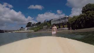 Paddleboarding on the River Camel