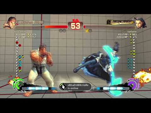 SSFIVAE~ Ryu (kiss shots) vs.  Rose (tiaflatte)  HD