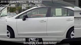 2016 Subaru Impreza 2.0i AWD 4dr Sedan CVT for sale in Cryst