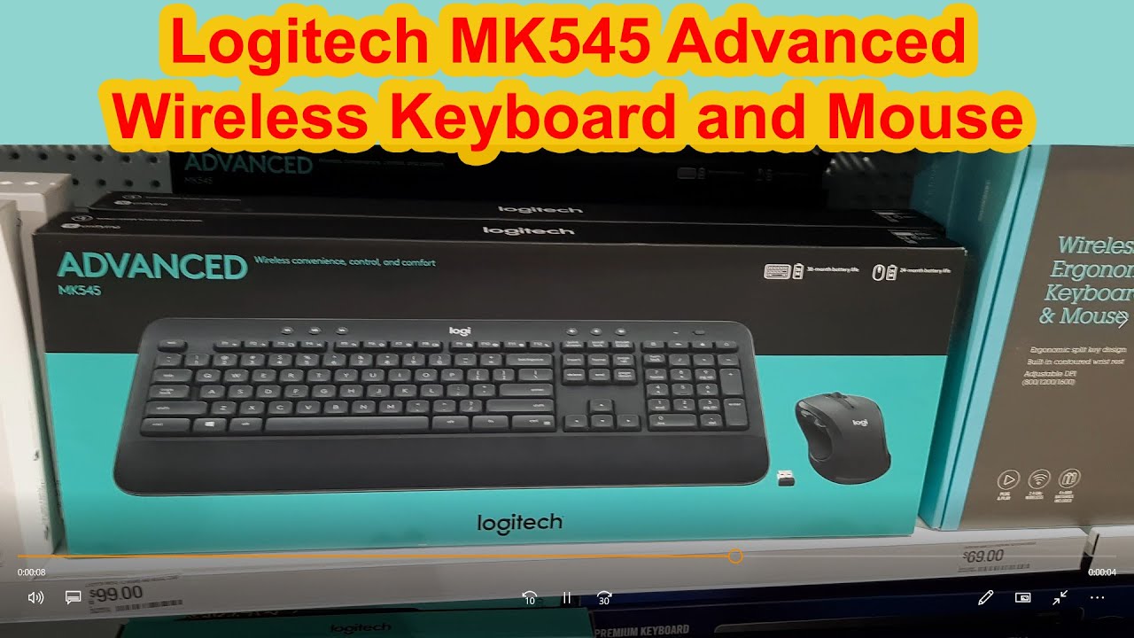 Logitech MK545 Advanced Wireless Keyboard and Mouse Combo Review Unboxing Best Wireless Keyboards
