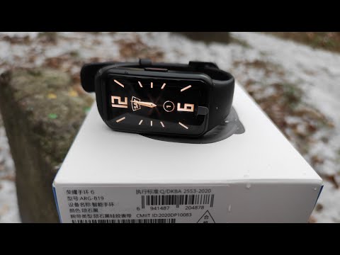 HUAWEI HONOR BAND 6 Распаковка и первые настройки
