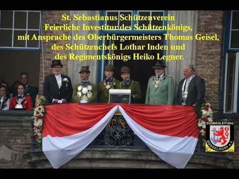2017 0715 Investitur des Schützenkönigs StSebastSchützenverein Düsseldorf  YT