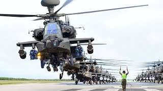Download lagu US Army Launches Billion $ Worth of AH-64 Helicopters for Intense Gunnery Drill mp3