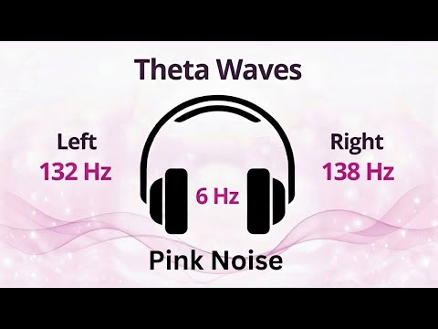 Clear Subconscious Negativity - Theta Binaural Beats (6 Hz) + Pink Noise + Subliminal Affirmations