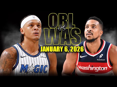 Orlando Magic vs Washington Wizards Full Game Highlights – January 6, 2026 | NBA Season