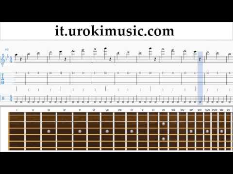 Corso di Chitarra Lukas Graham - 7 Years Tablature Tab Parte#1 Esercita um-i276