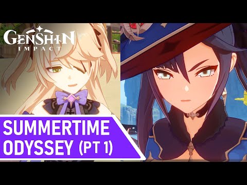Summertime Odyssey (Part 1) | The Golden Apple Vacation Returns! | All Cutscenes (Genshin Impact)