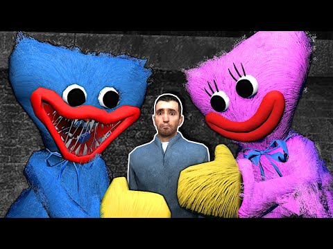 HUGGY WUGGY & KISSY MISSY ARE BOTH AFTER ME! - Garry's Mod Poppy Playtime