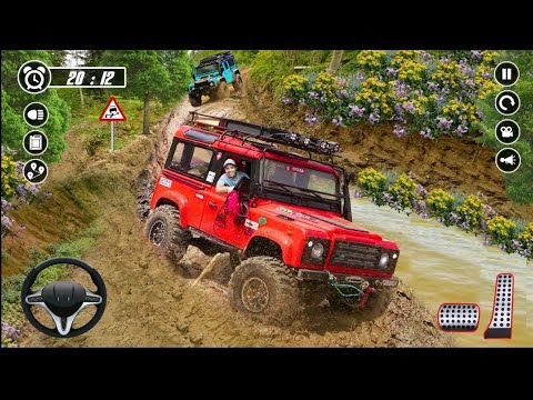 4x4 Offroad Jeep Driving Simulator 3D - Drive SUV 4x4 jeep Offroad Game - Android GamePlay