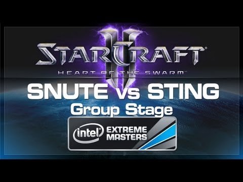 Sting Vs Snute- SC2 (Group C) IEM World Championship 2013