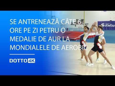 Se antrenează pentru Mondialele de aerobic