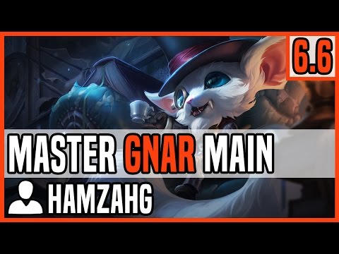 Patch 6.6 Gnar Top Main - Matchup: Gangplank - Ranked Master NA