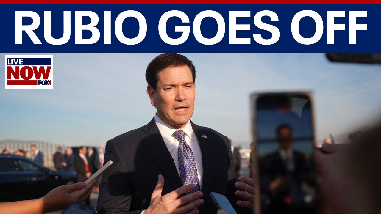 Rubio goes off on reporters before heading to Portugal