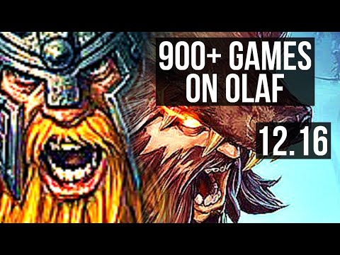 OLAF vs UDYR (TOP) | 9/1/6, Quadra, 900+ games, Dominating | EUW Grandmaster | 12.16
