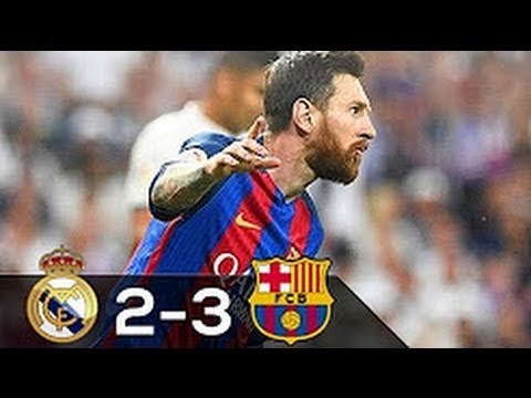 Real Madrid 2-3 Barcelona| La liga 2016-2017|Movistar