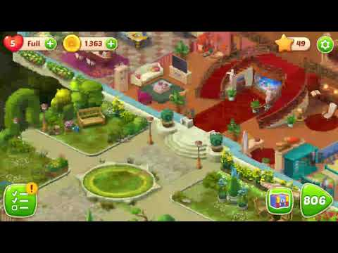 HOMESCAPES Story Walkthrough Gameplay #20 - Living room - Day 3 (iOS, Android)