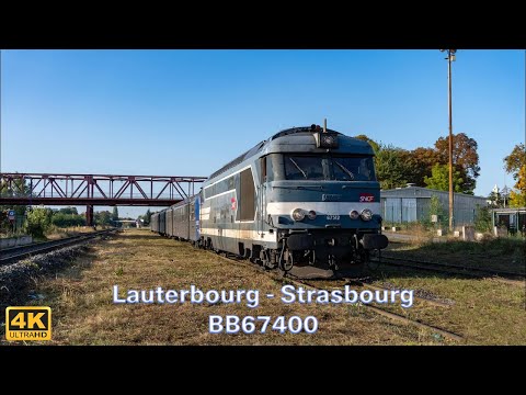 [CABRIDE 4K] Lauterbourg - Strasbourg-Ville en BB67400