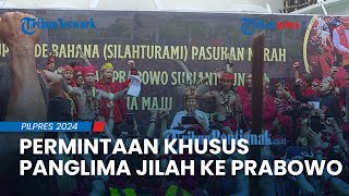 Pasukan Merah Beri Dukungan ke Paslon 02, Panglima Jilah Sampaikan Permintaan Khusus untuk Prabowo