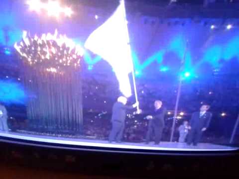 Rio de janero flag handover london 2012